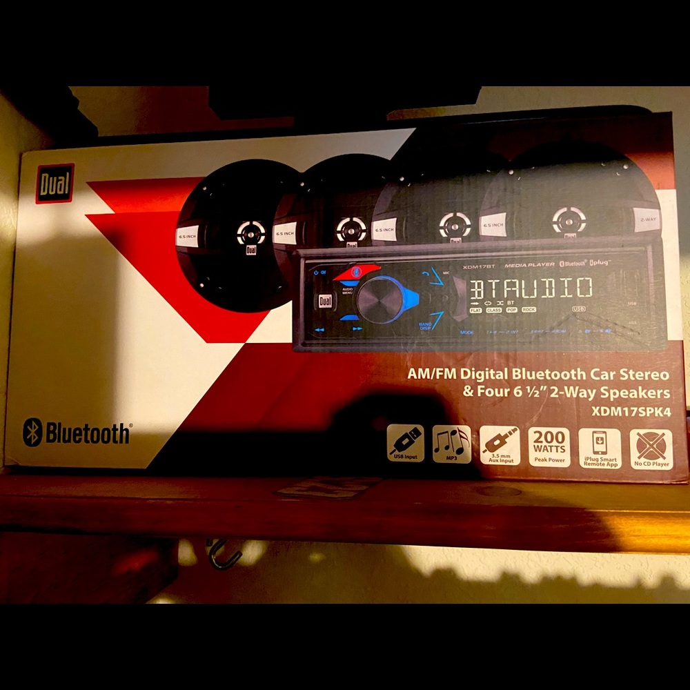 Dual radio and speakers
